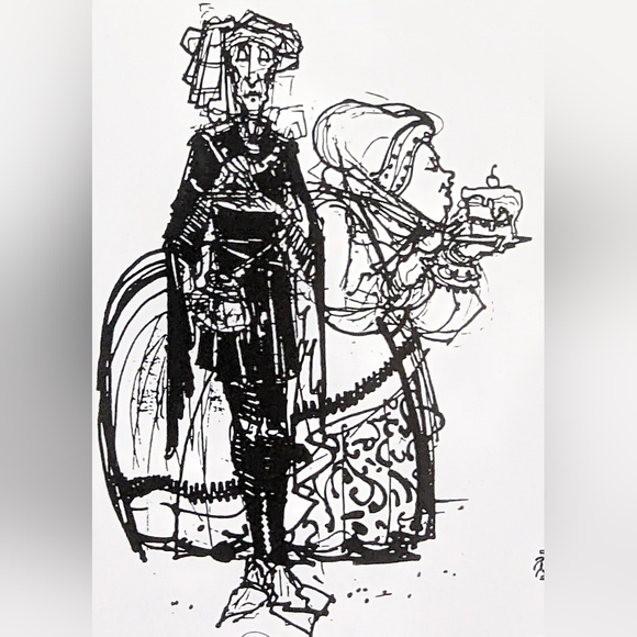 VERY RARE Artist Proof Jack Sprat and Wife James Christensen Numbered #7/25AP - Picture 3 of 16